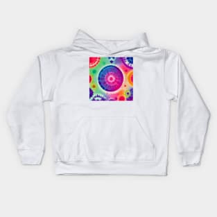 Tie Dye AI Art Kids Hoodie